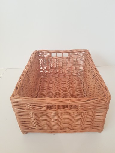 ПЛЕТЕНАЯ КОРЗИНА ПОЛКА 40x30