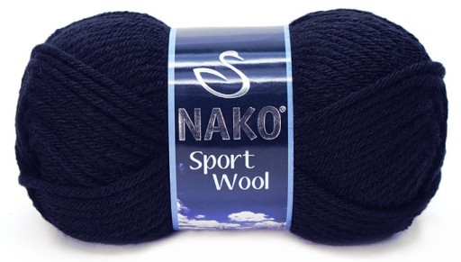 Пряжа NAKO SPORT WOOL 100г/120м шерсть 3088