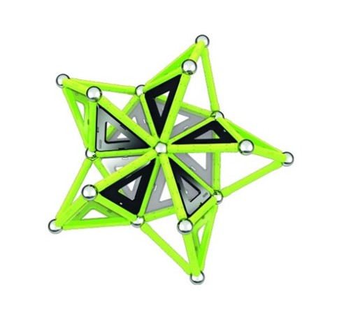 GEOMAG Магнитные блоки Панели GLOW 104 шт. Мистер