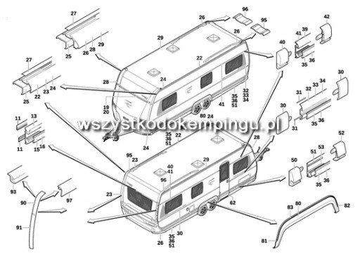 Новые детали для прицепа Fendt со стеклянным окном 770x350 мм