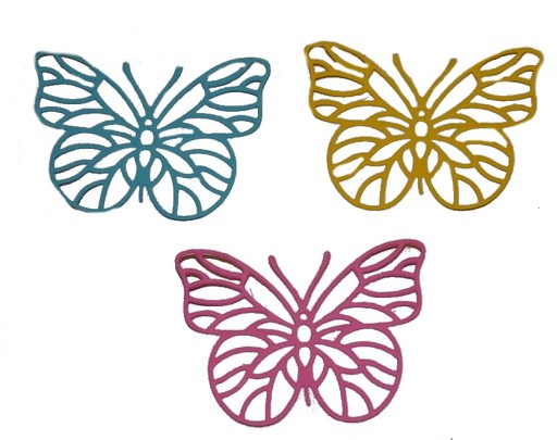 Scrapki Butterfly Лазурная бабочка набор бабочек