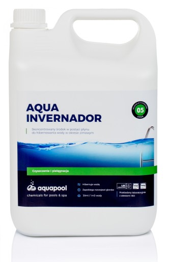 Жидкость для утепления, спячки, утепления бассейна на зиму Aqua Invernador 5 л