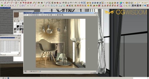 КУРС ВИЗУАЛИЗАЦИИ АРХИТЕКТУРЫ - SKETCHUP + VRAY