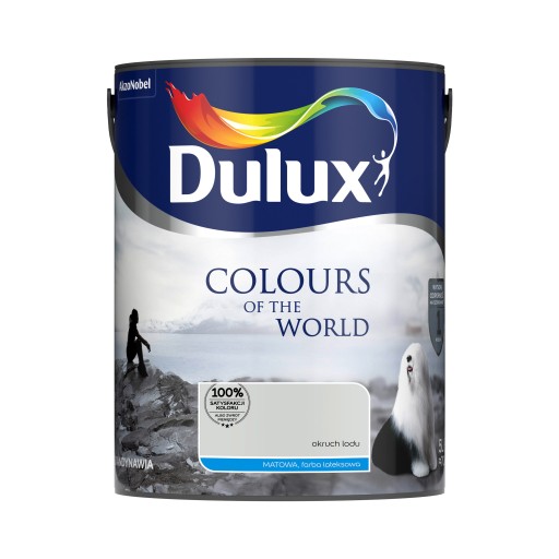 Краска Dulux Kolory Świat Ice Shard Paint 5 л + БЕСПЛАТНО