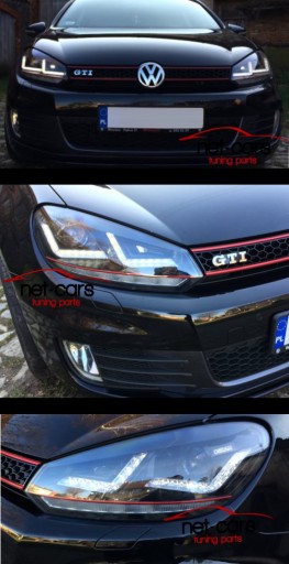 VW Golf 6 светодиодные фары Hella Xenon Gti R