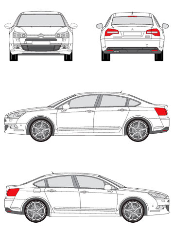 БАГАЖНИК Cruz Airo Dark CITROEN C5 II 2008-2017 седан