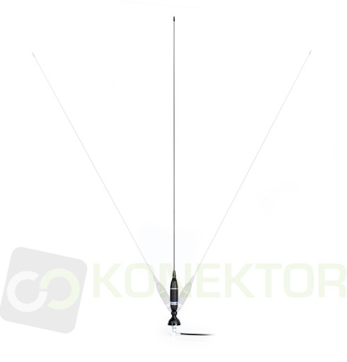 SIRIO OMEGA 27 BLACK 95cm + UCHWYT RELINGOWY BRV-3