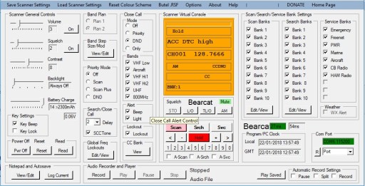 Сканер UNIDEN UBC125XLT + телескопическая антенна 60 см