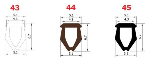 ALUPLAST S-1559 A Уплотнители окон