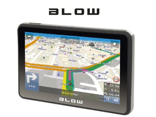 BLOW НАВИГАЦИЯ GPS590 5 дюймов EU PL BLUETOOTH КАРТЫ