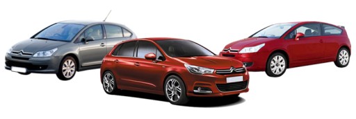 Tarcze z ŁOŻYSKIEM + Klocki TYŁ Citroen C4 I COUPE