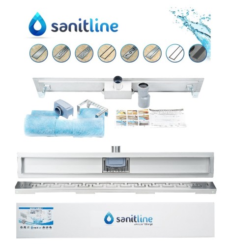 Линейный трап SANITLINE CERAMIC 60см ПОД ПЛИТКУ