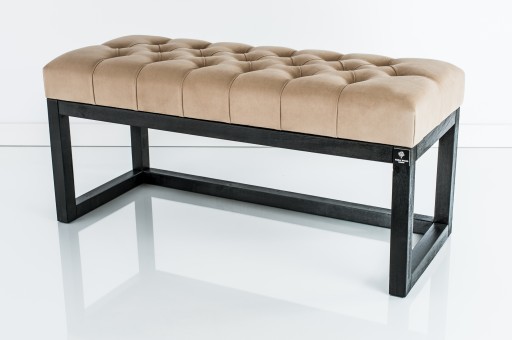 75 Producent Ławka Pikowana Cappuccino EMRA WOOD