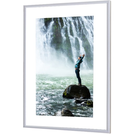 RAMA ALUMINIOWA SREBRNA 60x80 - RAMKA 80x60 CM