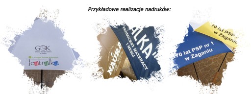 PARASOLE REKLAMOWE PARASOLKA NADRUK LOGO 50szt