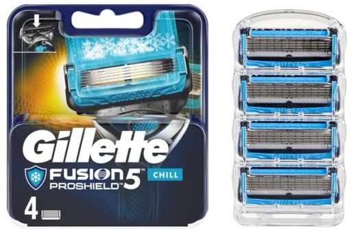 GILLETTE FUSION PROSHIELD CHILL 4 ШТ.