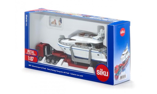 SIKU 1849 ГРУЗОВИК ЭВАКУАТОР ЯХТА КОРАБЛЬ 1:87