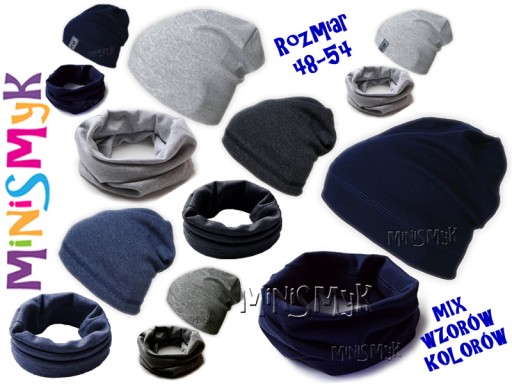 SET CAP + TUBA BEANIE COLORLE 56-60