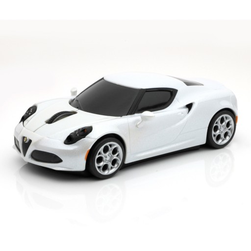 Alfa Romeo 4C biały samochód mysz komputerowa Auto