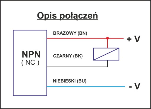 Емкостный датчик приближения M18 NPN NC Sn-8