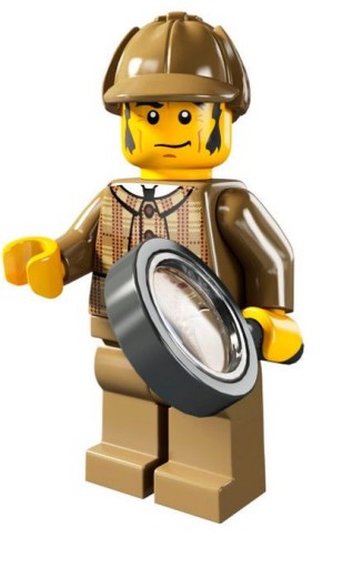 Минифигурки LEGO 8805-11 Series 5 Уникальный детектив