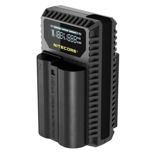 NITECORE UNK1 ŁADOWARKA USB Nikon EN-EL14, EN-EL15