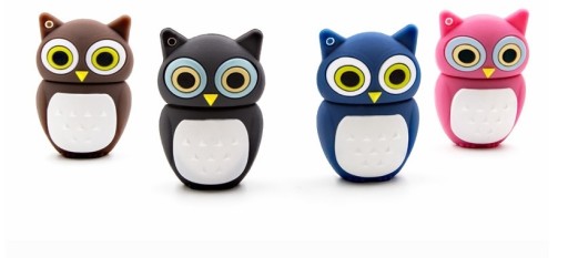 Флеш-накопитель 3.0 USB 32 ГБ OWL КОРИЧНЕВЫЙ ЧЕРНЫЙ СИНИЙ