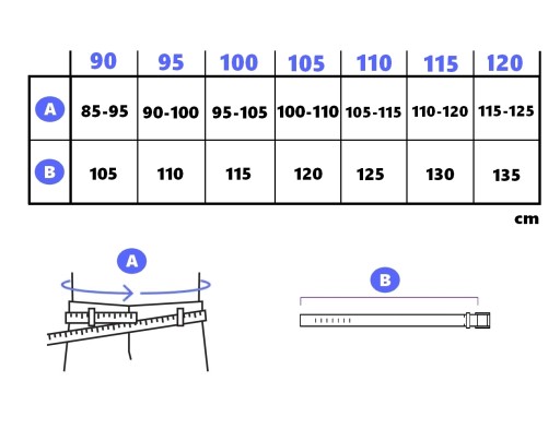 Szeroki SKÓRZANY PASEK MĘSKI CZARNY SKÓRA 110 cm
