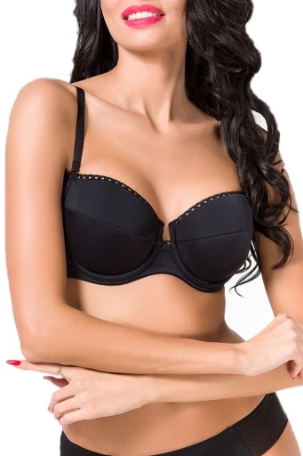 Biustonosz usztywniany Elena Alles czarny 85B