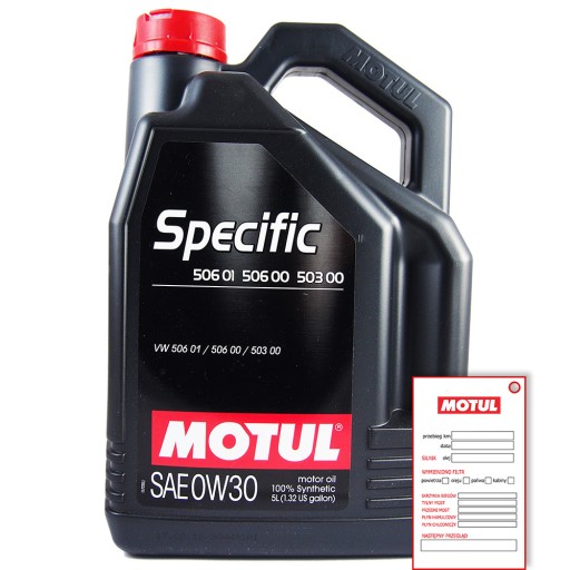 MOTUL OIL 0W30 5L SPECIFIC / 503.00 506 Моторные масла Motul Special 5