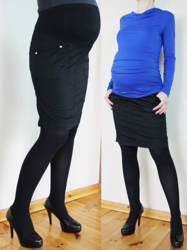 EXTRA WYGODNE KLASYCZNE SPÓDNICE CIĄŻOWE M S-XL