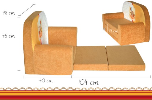 Детский диван Мини-диван, кровать, матрас, кресло