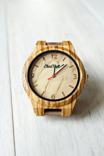 Drewniany zegarek EkoCraft NIGHTINGALE elegancki