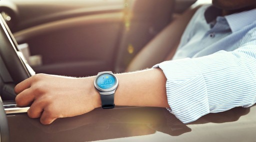 ЧЕРНЫЙ РЕМЕНЬ SAMSUNG GEAR S2 SM R720 — РАЗМЕР S