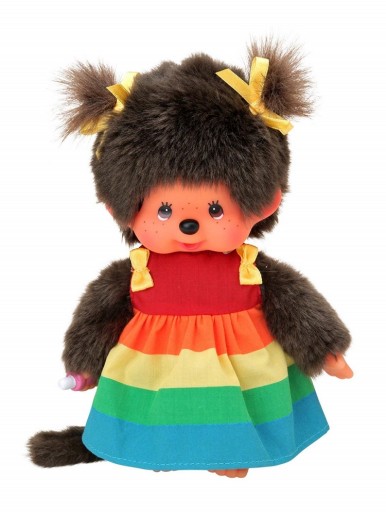 Monchhichi 220977 Обезьянка в радужном костюме