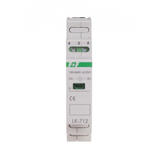 LAMPKA SYGNALIZACYJNA 1F ZIELONA F&F
