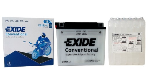 EXIDE EB18L-A/YB18L-A МОТОЦИКЛОВАЯ АККУМУЛЯТОРНАЯ БАТАРЕЯ