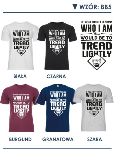 KOSZULKA T-SHIRT BREAKING BAD HEISENBERG PINKMAN S