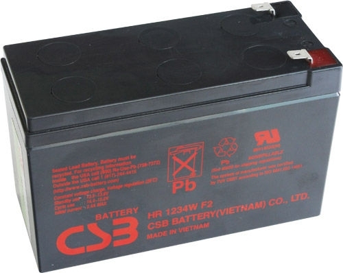 Гелевый аккумулятор APC CSB HR1234W F2 12 В, 9 Ач, 7 лет