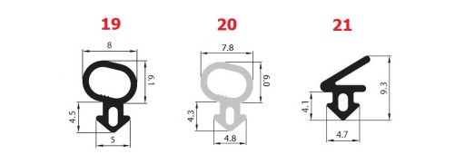 Уплотнитель для оконных уплотнителей КА-50, коричневый