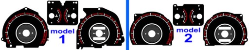 Honda CRX 1988-1990 Indiglo счетчик циферблатов, рисунок 2