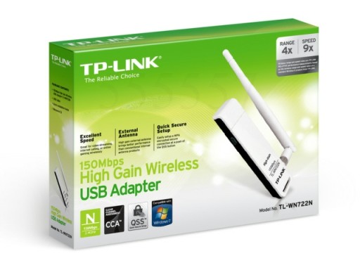 БЕСПРОВОДНАЯ СЕТЕВАЯ КАРТА TP-LINK TL-WN722N USB