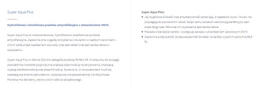 SOCZEWKI OKULAROWE SZAJNA 1,74 ASF SUPER AQUA PLUS