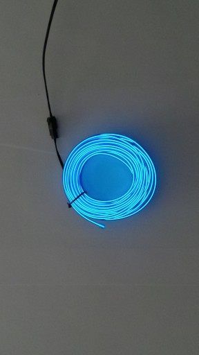 Синяя оптоволоконная лента EL WIRE Ambient LED 5 м