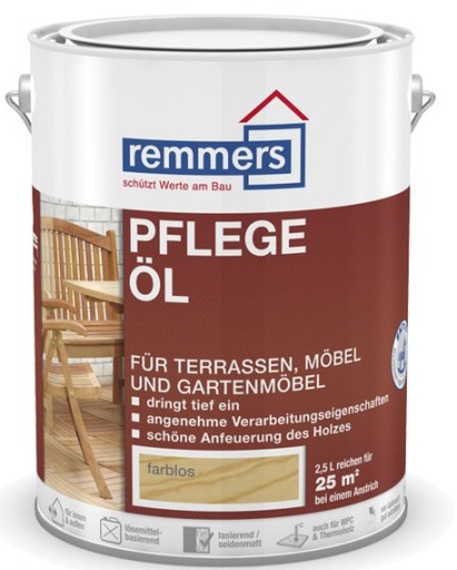 REMMERS PFLEGE-OL BANGKIRAI TERRACE OIL 0,75л