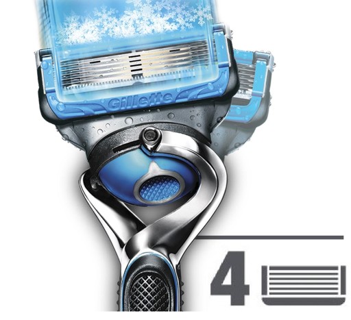 GILLETTE FUSION PROSHIELD CHILL 4 ШТ.