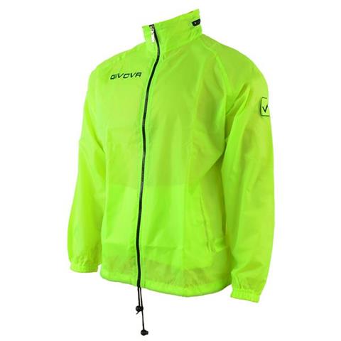 Куртка Givova Rain Basico Fluo желтая RJ001 0019 XS