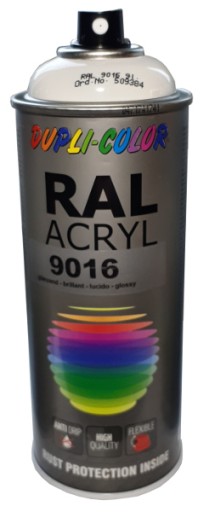 Лак акриловый глянцевый Dupli-color RAL 9016