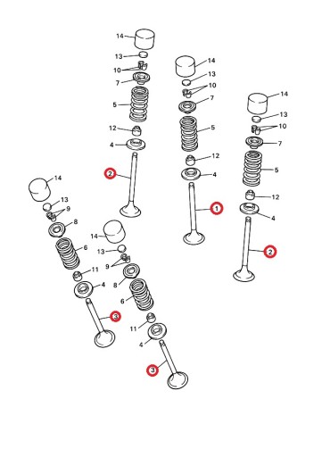 КОМПЛЕКТ КЛАПАНОВ TYTAN IN EX YAMAHA YZF 450 OEM