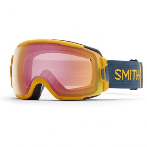 ЛЫЖНЫЕ ОЧКИ SMITH VICE MUSTARD RED SENSOR, ПРОНИЦАЕМОСТЬ 55 %